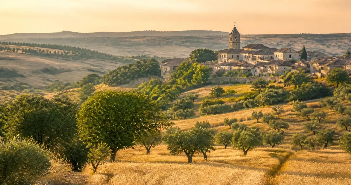 Campos y cerros de la Alcarria de Guadalajara